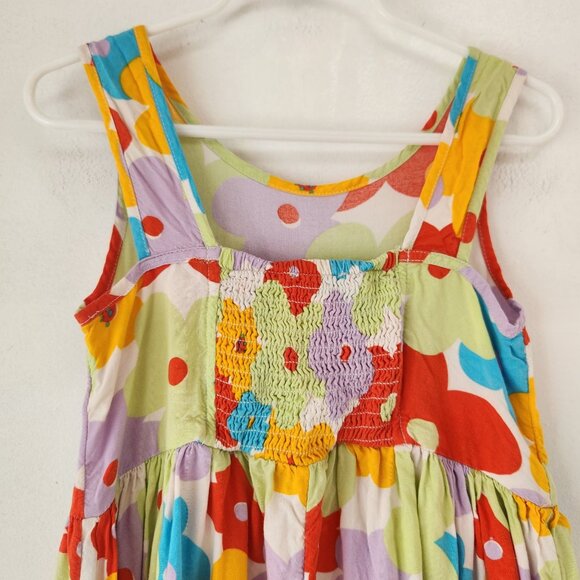 Tucker + Tate Floral Jumpsuit Wide Leg Colorful Summer Dress Girls 5 - Picture 4 of 7